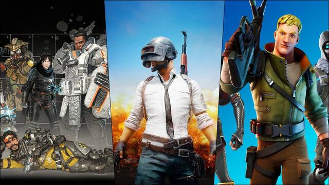 PUBG Fortnite Apex battle royale