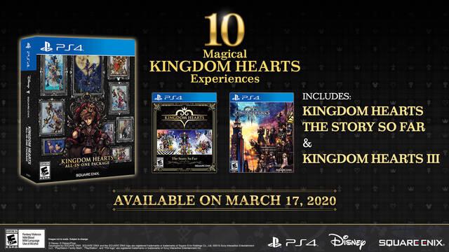 pack de kingdom hearts con toda la saga para ps4
