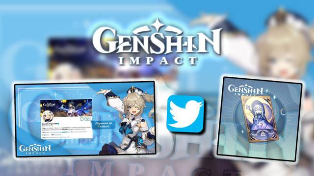 Genshin Impact estrena cuenta de Twitter en Espa�a y lanza un sorteo especial