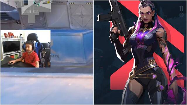 Atenci�n al jugad�n de un cr�o de 5 a�os en Valorant