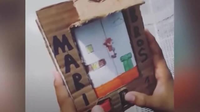 El bulo de la demanda de Nintendo a un ni�o por fabricar una Game Boy de cart�n