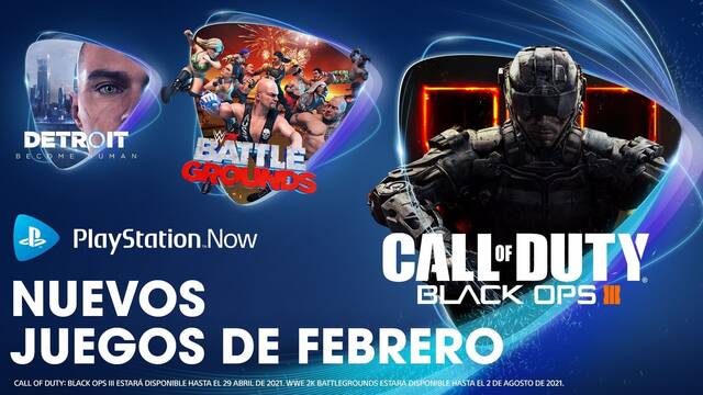 Juegos de PS Now de febrero de 2021.