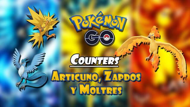Pokémon GO: Articuno, Zapdos y Moltres en incursiones - Mejores counters