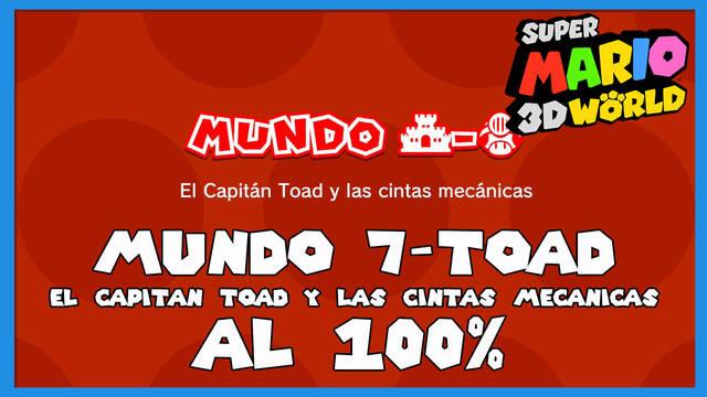 Super Mario 3D World: El Capit�n Toad y las cintas mec�nicas al 100% - Super Mario 3D World + Bowser's Fury