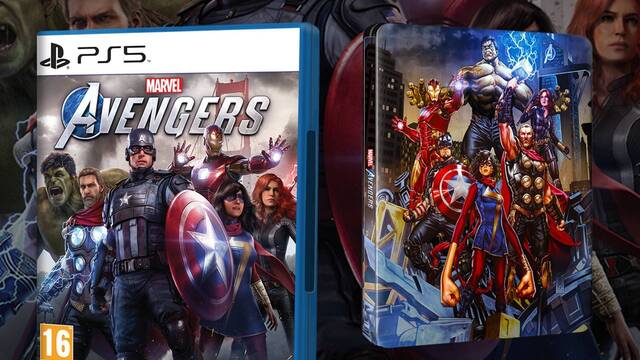 Steelbook exclusivo al comprar Marvel's Avengers en GAME.