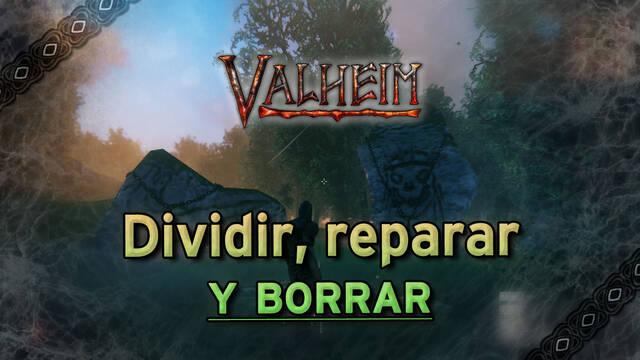 Valheim: �C�mo dividir en pilas, reparar y borrar objetos? - Valheim