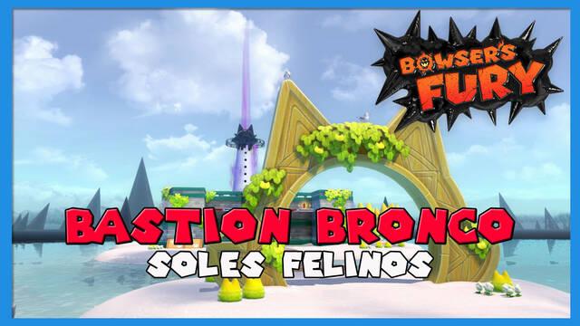 TODOS los Soles felinos de Ruinas Saltarinas en Bowser's Fury - Super Mario 3D World + Bowser's Fury