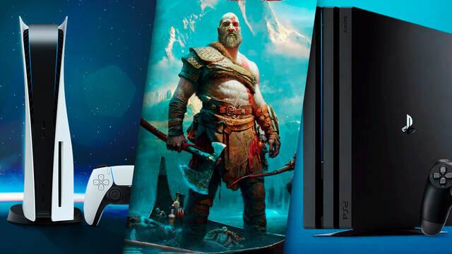 God of War comparaci�n PS5, PS4 y PS4 Pro con parche