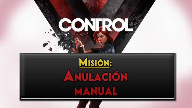 Anulación manual en Control al 100% y coleccionables - Control