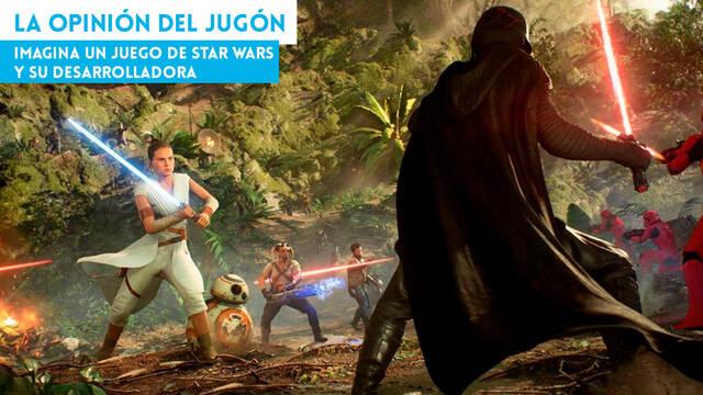 Imagina un juego de Star Wars y su desarrolladora
