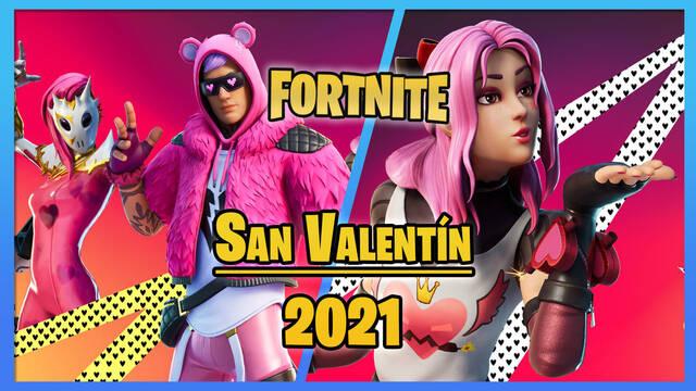 San Valent�n en Fortnite: Fechas, Copa Corazones Salvajes y skin gratis Amorosa