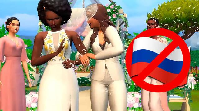 El nuevo pack de Los Sims 4 no llegará a Rusia por sus leyes homófobas.