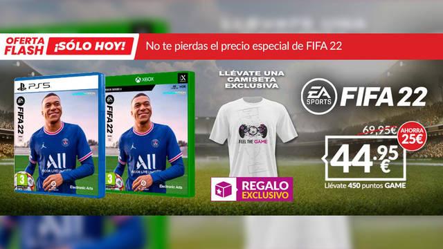 FIFA 22 oferta flash en GAME solo hoy