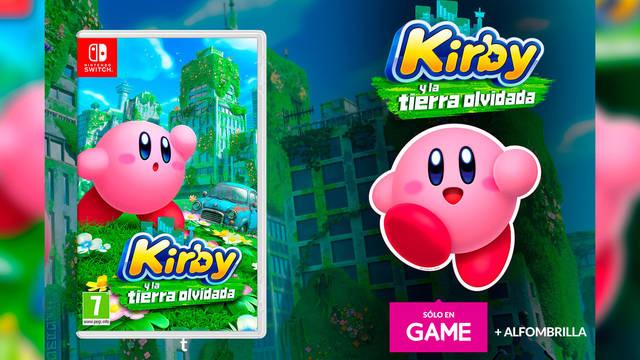 Reserva Kirby y la tierra olvidada en GAME y llévate una alfombrilla de regalo