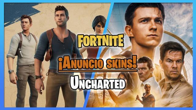 Fortnite anuncia nueva colaboración de skins de Uncharted
