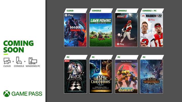 Nuevos juegos de febrero en Xbox Game Pass.