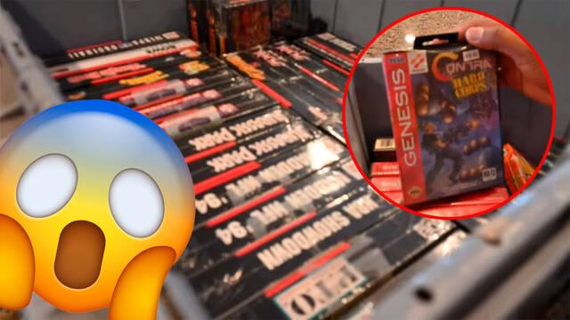 Descubren copias originales selladas de juegos de SNES, Mega Drive y otras consolas retro.