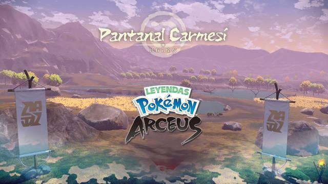 Pantanal Carmesí al 100% en Leyendas Pokémon Arceus: Pokémon, materiales y más - Leyendas Pokémon Arceus