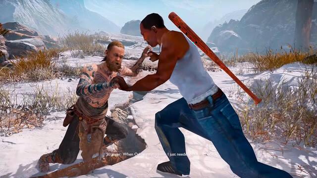 CJ de GTA San Andreas protagoniza God of War gracias a este mod.