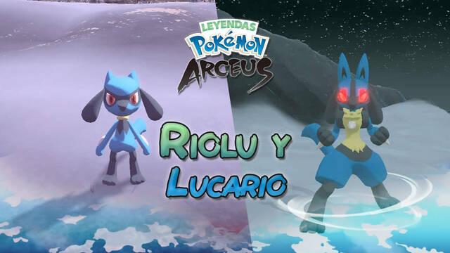 Conseguir a Riolu y Lucario en Leyendas Pokémon Arceus