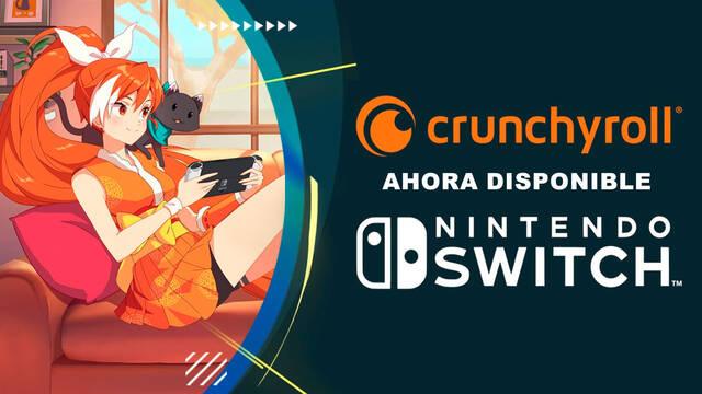 Crunchyroll anime en streaming ya disponible en Nintendo Switch