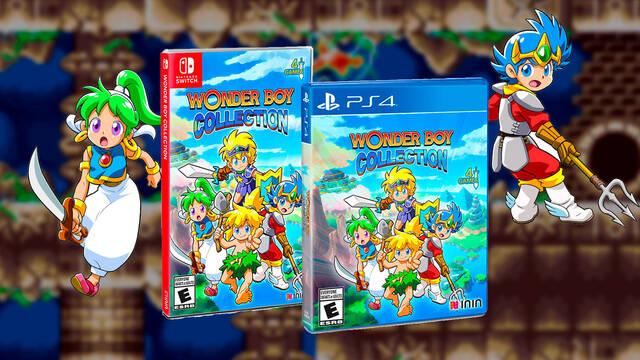 Wonder Boy Collection llegará próximamente a PS4 y Switch.