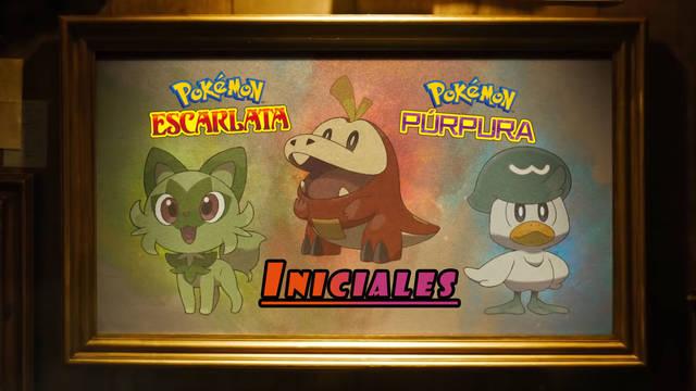 Pokémon Escarlata y Púrpura: Los tres Pokémon iniciales
