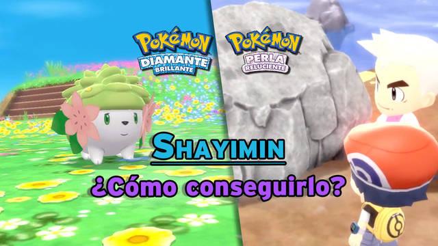 Conseguir a Shaymin en Pokémon Diamante Brillante y Perla Reluciente