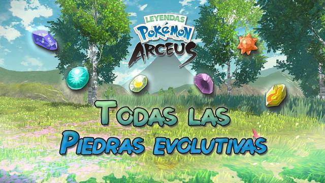 Todas las piedras evolutivas en Leyendas Pok�mon Arceus y c�mo conseguirlas - Leyendas Pok�mon Arceus