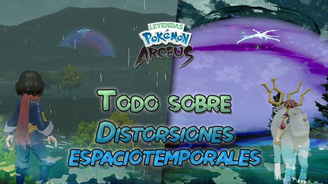 Distorsiones espaciotemporales en Leyendas Pokémon Arceus: Pokémon, objetos y más - Leyendas Pokémon Arceus