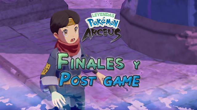 Post-game de Leyendas Pokémon Arceus: Cuántos finales tiene y qué contenidos hay