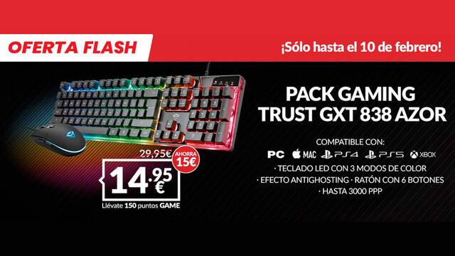 PACK GAMING TRUST GXT 838 AZOR de oferta en GAME