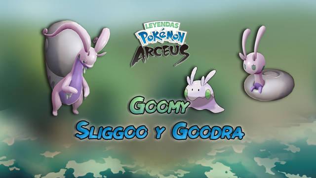Leyendas Pokémon Arceus: Conseguir a Goomy, Sliggoo Hisui y Goodra Hisui - Leyendas Pokémon Arceus