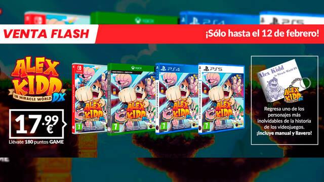 Alex Kidd in Miracle World DX de oferta en GAME por tiempo limitado