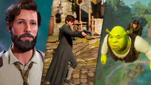 Primeros mods locos de Hogwarts Legacy.