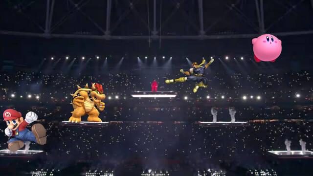 El escenario de la Super Bowl de Rihanna parec�a un escenario de Super Smash Bros.