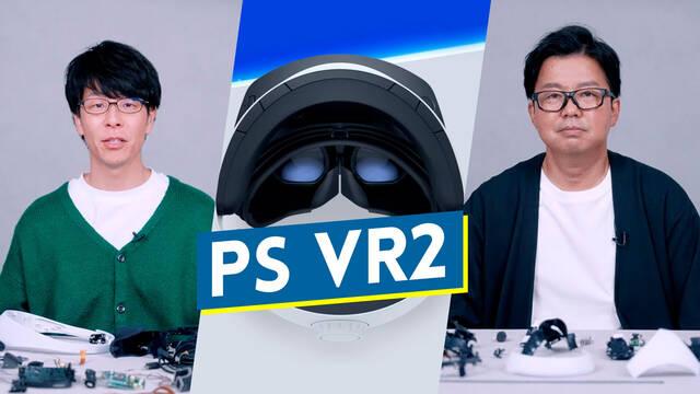 PS VR2 despiece oficial Sony realidad virtual PS5 VR casco y mandos