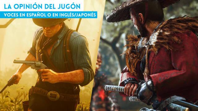 Voces en espa�ol o en ingl�s/japon�s