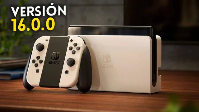 Nintendo actualiza el sistema operativo de Switch a la versi�n 16.0.0