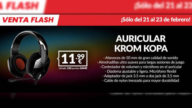 Auriculares gaming en GAME de oferta por solo 11,99 euros