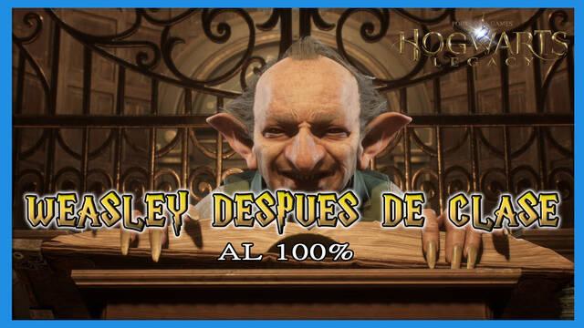 Weasley despu�s de clase al 100% en Hogwarts Legacy - Hogwarts Legacy