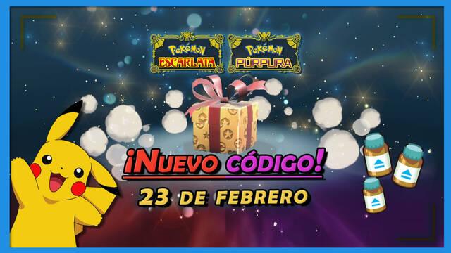 Pok�mon Escarlata y P�rpura - Nuevo c�digo regalo con 10 carburante