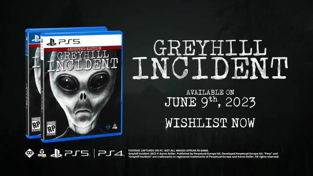 Greyhill Incident ya tiene fecha de lanzamiento.