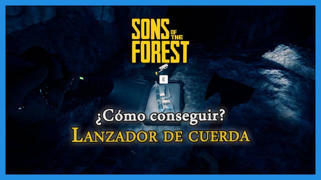 Sons of the Forest: ¿Cómo conseguir el lanzador de cuerdas? (Localización) - Sons of the Forest