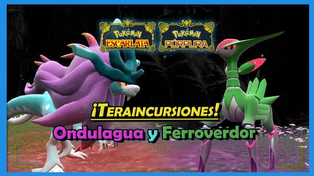 Pokémon Escarlata y Púrpura: Evento limitado de Teraincursiones para conseguir a Ondulagua y Ferroverdor