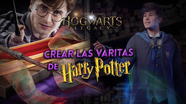 Hogwarts Legacy: Cómo crear las varitas de los personajes de Harry Potter