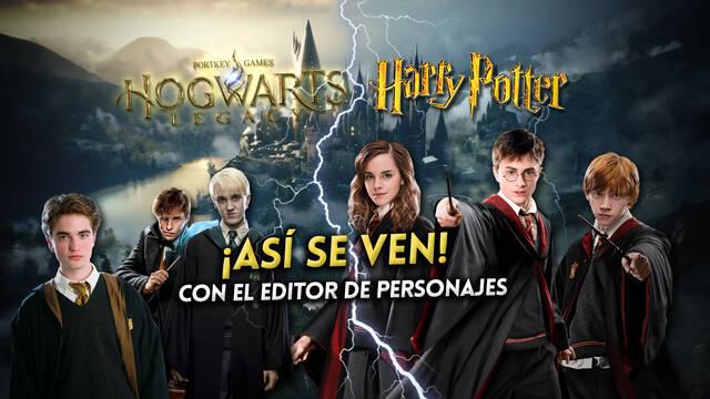 Cómo se crean los personajes de Harry Potter en el editor de Hogwarts Legacy