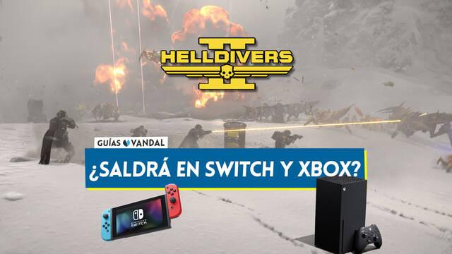 Helldivers 2: �Saldr� en consolas Nintendo Switch y Xbox Series X|S? - Helldivers 2