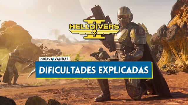 Dificultades en Helldivers 2: �Cu�ntos niveles tiene y c�mo desbloquearlos? - Helldivers 2