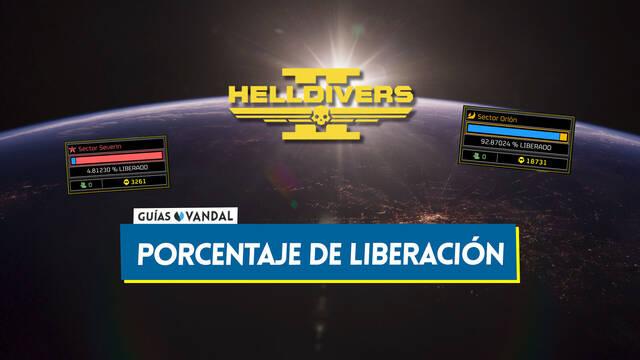 Helldivers 2: �C�mo funciona el porcentaje de liberaci�n de la galaxia? - Helldivers 2